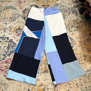 Nike Reworked High Waisted Wide Leg Sweatpants